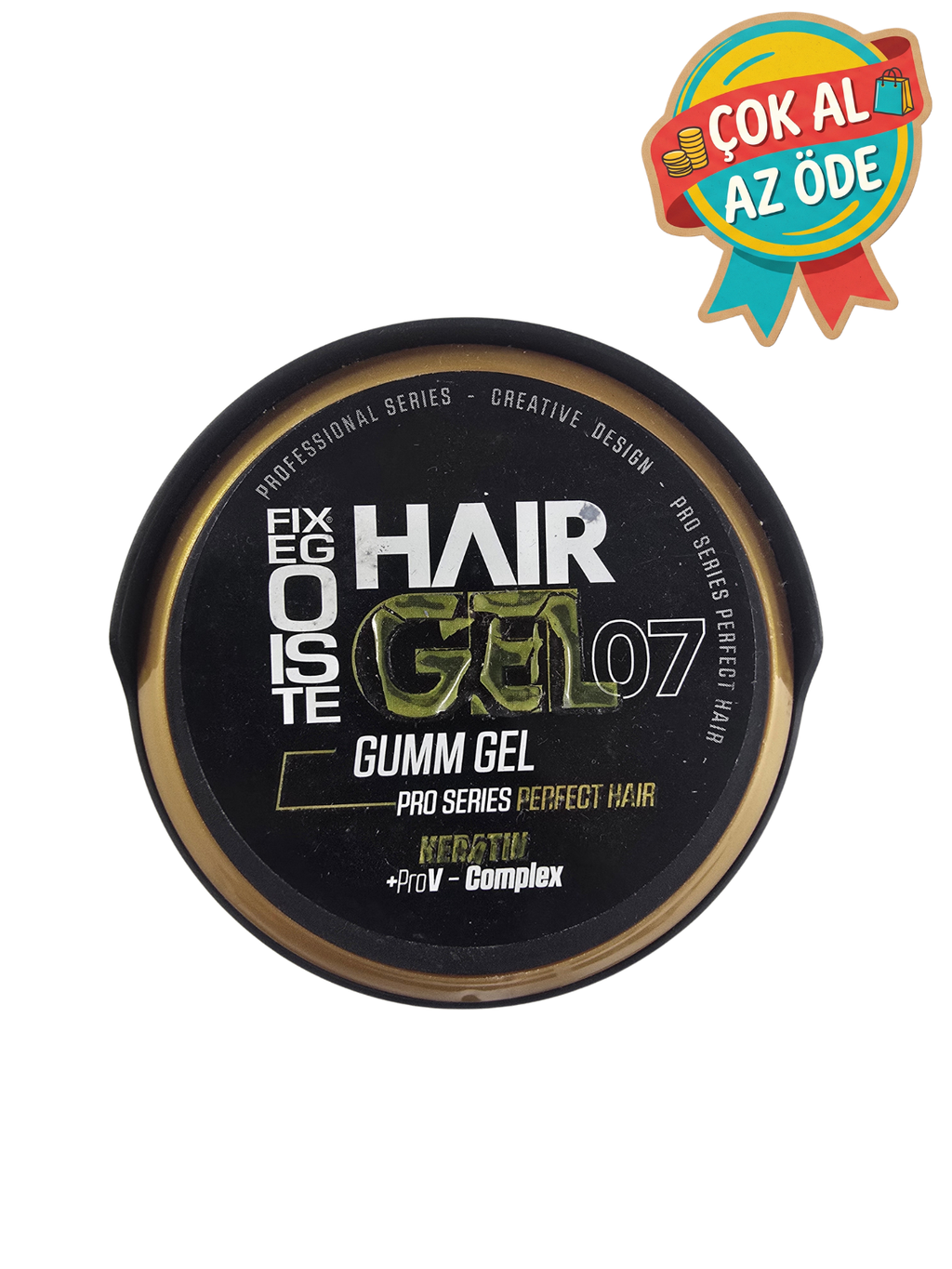 Fix Egoiste Hair Gel 07 Gumm Gel Saç Jölesi 500 ml - Keratin & ProV Complex Sakız Efektli Şekillendirici