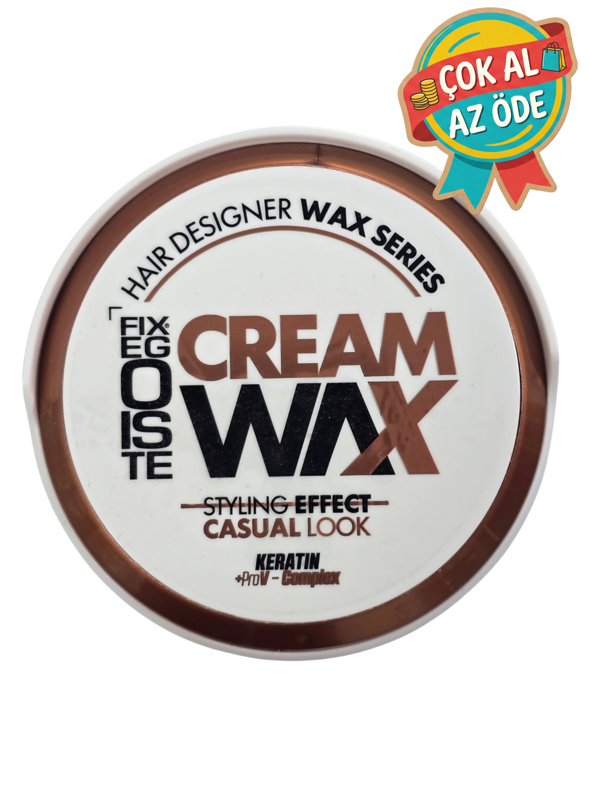 Fix Egoiste Cream Wax Casual Look Saç Vaksı 150 ml - Keratin & ProV Complex Krem Saç Şekillendirici