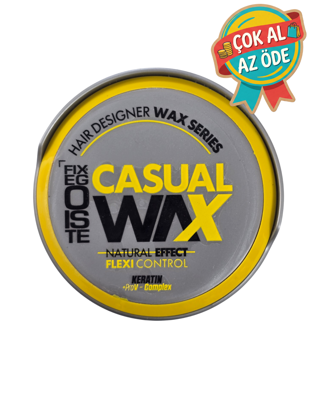 Fix Egoiste Casual Wax Natural Effect Saç Vaksı 150 ml - Keratin & ProV Complex Esnek Kontrol Vaks