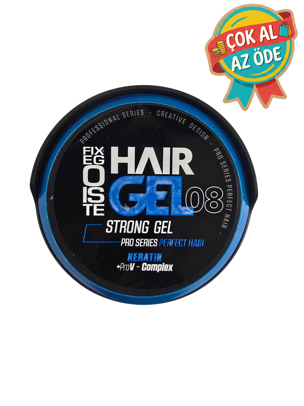 Fix Egoiste Hair Gel 08 Strong Gel Saç Jölesi 500 ml - Keratin & ProV Complex Güçlü Tutuş