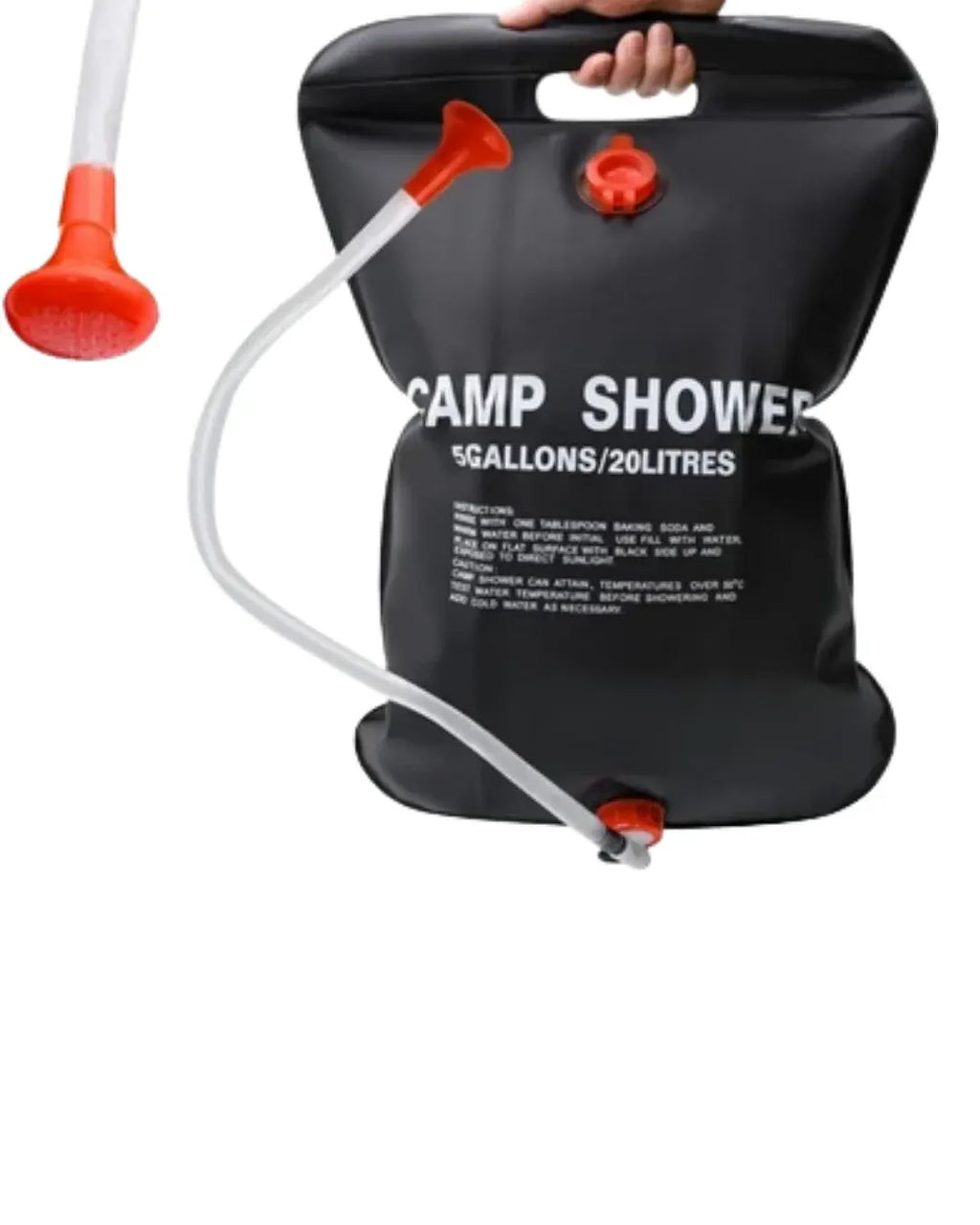 Taşınabilir Kamp Duşu Solar Isıtmalı 20 Litre Su Kapasiteli Hijyen Çözümü