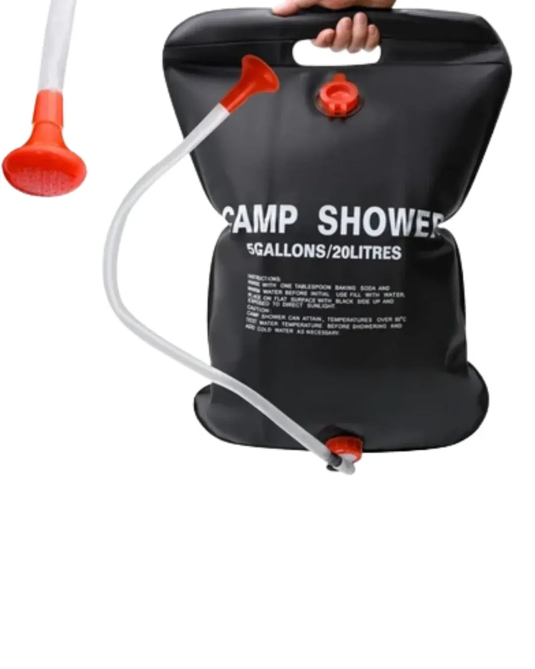Taşınabilir Kamp Duşu Solar Isıtmalı 20 Litre Su Kapasiteli Hijyen Çözümü