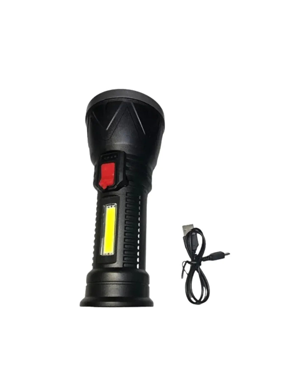Şarjlı LED El Feneri 9 LED Güçlü Işık ve 4 Modlu Kullanım