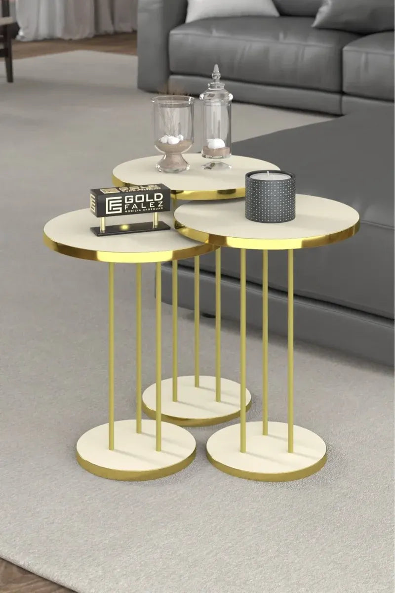 Zigon Sehpa Terra Gold Krem