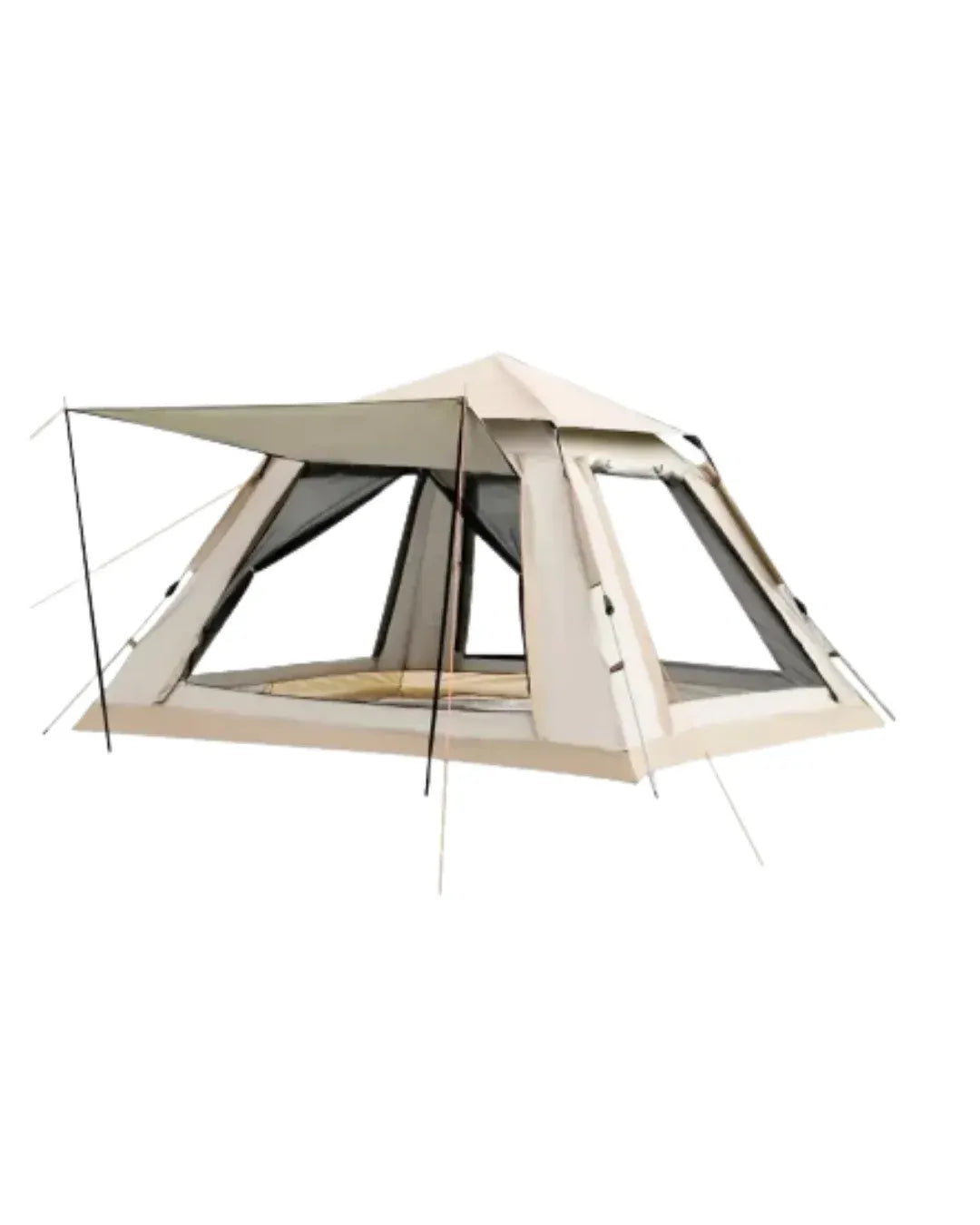 Büyük Aile Kamp Çadırı 240x240x160 cm Gölgelikli 6 Kişilik Outdoor Çadır