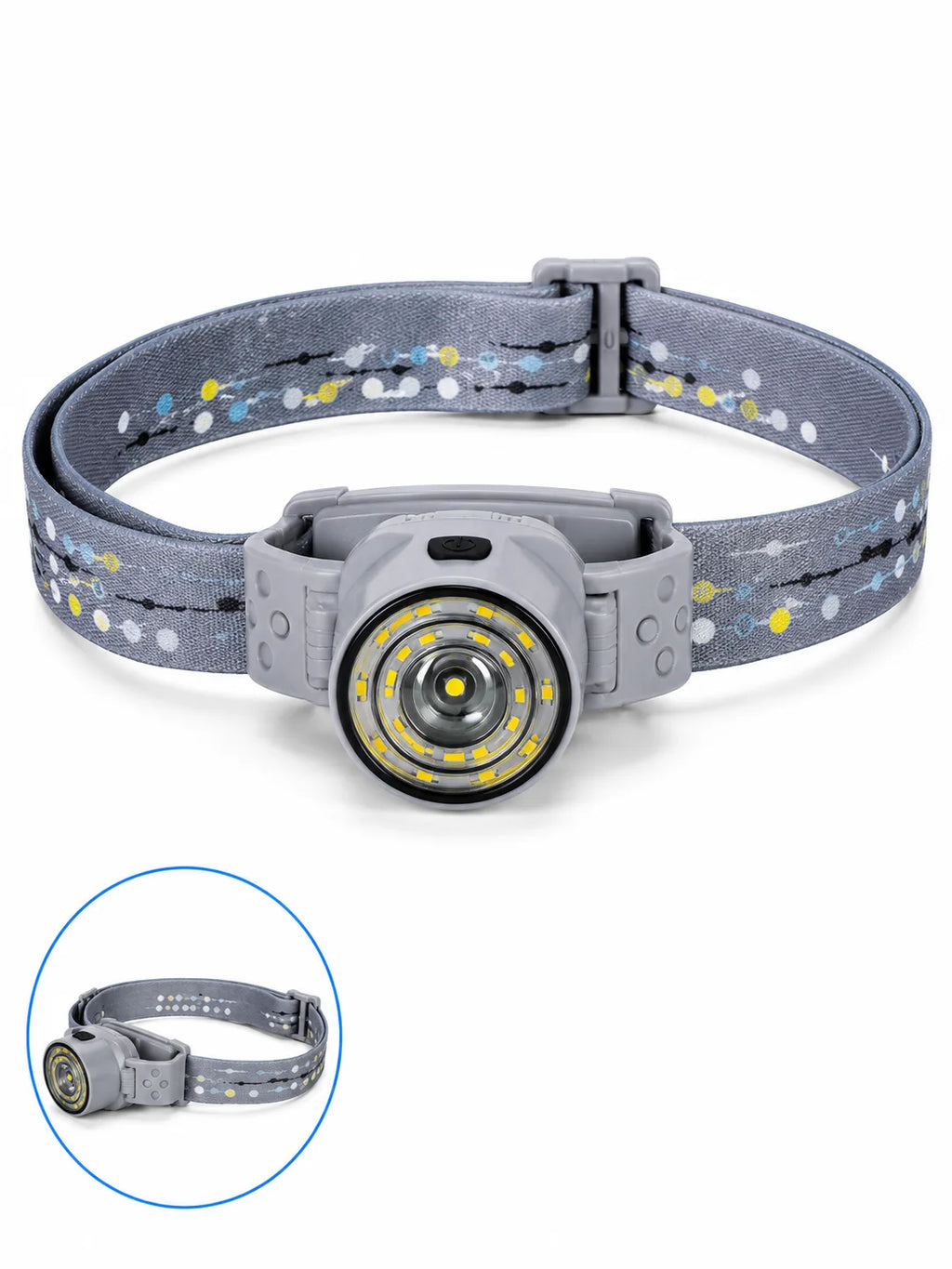 LED Kafa Feneri Ayarlanabilir Baş Bantlı Güçlü Aydınlatma Lambası