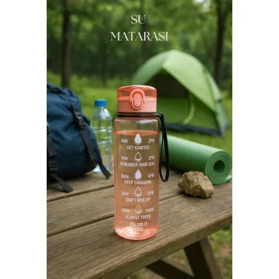 Suluk & Su Şişesi & Sporcu Matara Turuncu 1000 ml