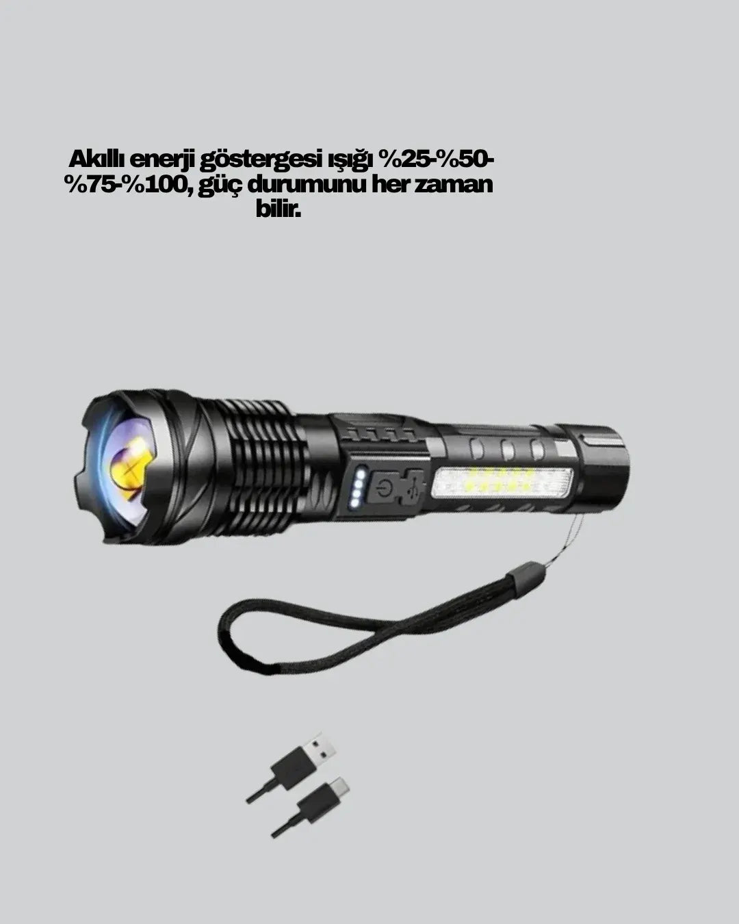 Outdoor ve Acil Durum İçin Güçlü LED El Feneri