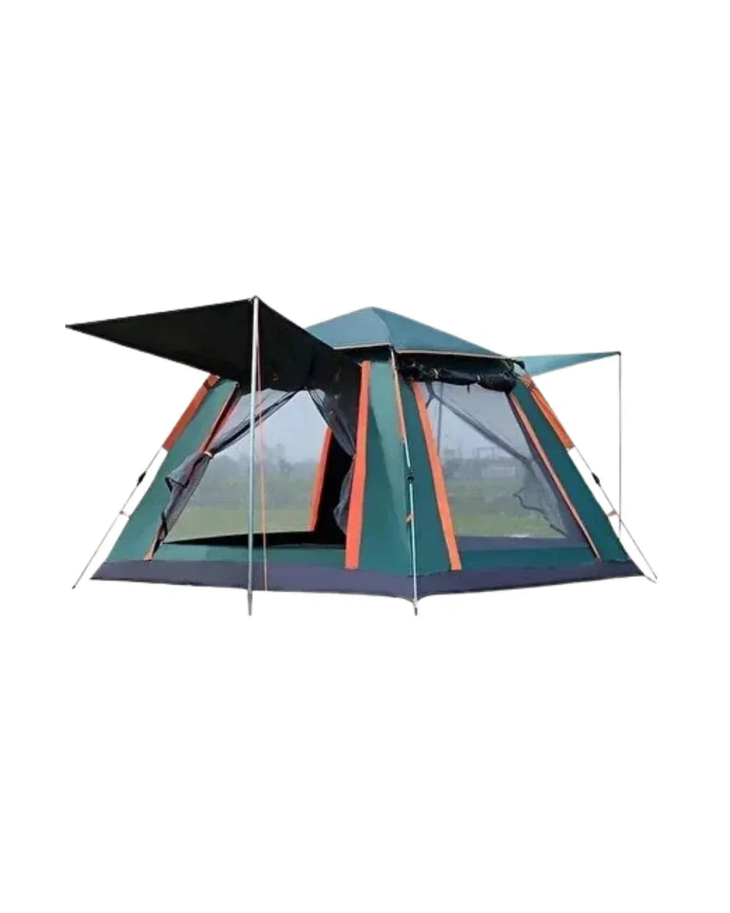 Büyük Boy Kamp Çadırı Güneşlikli 4 5 Kişilik Taşınabilir Outdoor Çadır