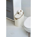 Beyaz Kapaklı WC Kağıtlıklı Çöp Kovası & Ofis Çöp Kovası 10 Lt